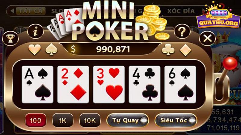 Mini Poker | Game quay hũ dễ nổ nhất và cách chơi hay nhất